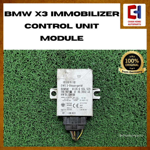 BMW X3 Immobilizer Control Unit Module [05393246][Original from Germany][Used]