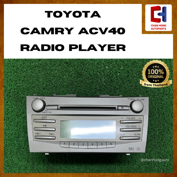 Toyota Camry ACV40 Radio Player [8612006200][Original from Thailand][Used]