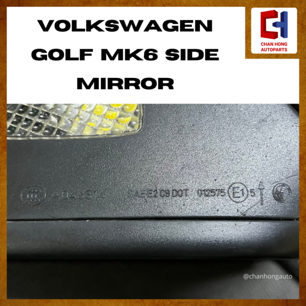 Volkswagen Golf MK6 Side Mirror [A046314][Original][Used] - Image 3