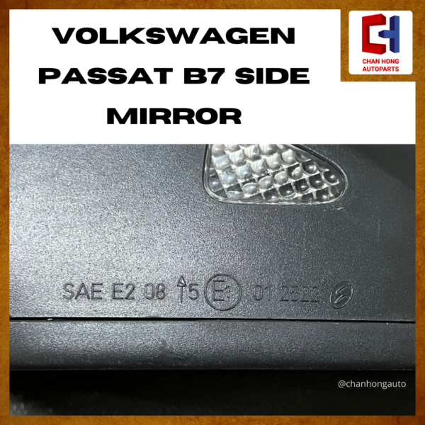 Volkswagen Passat B7 Side Mirror [012522][Original][Used] - Image 3