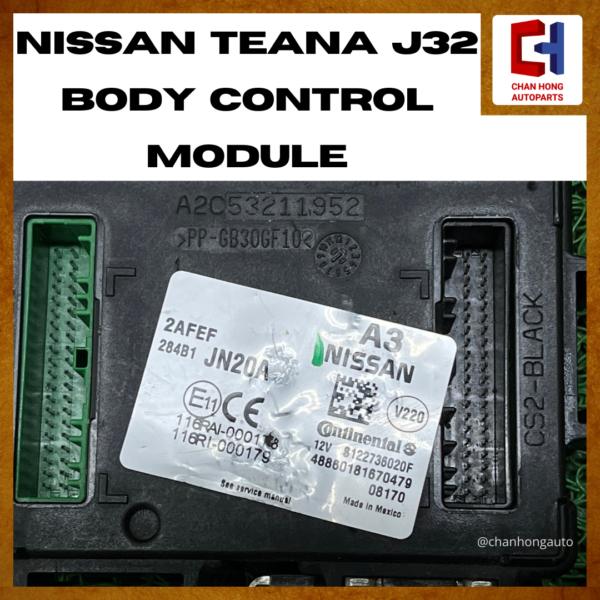 Nissan Teana J32 Body Control Module [284B1JN20A][Original from Mexico][Used] - Image 3